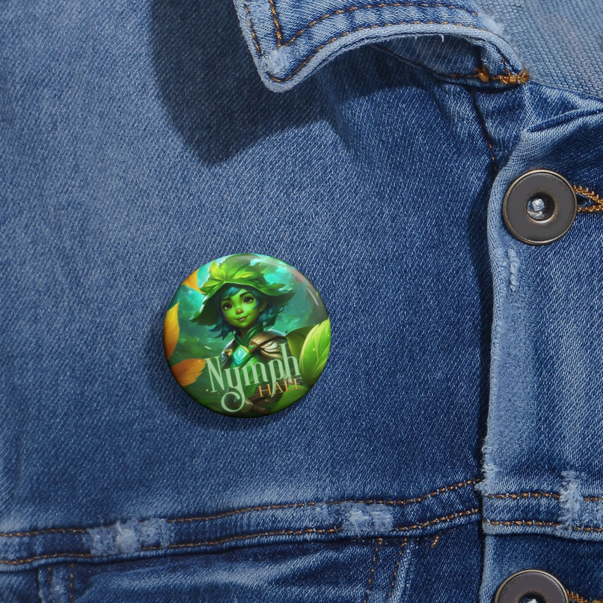 Nymph Pin Button – Embodiment of Nature's Innocence-HALE