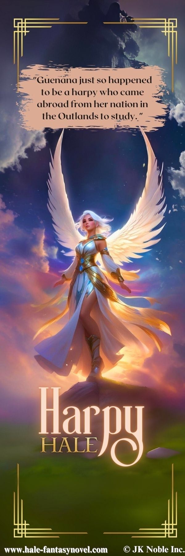 Nymph and Harpy - Bookmark-HALE