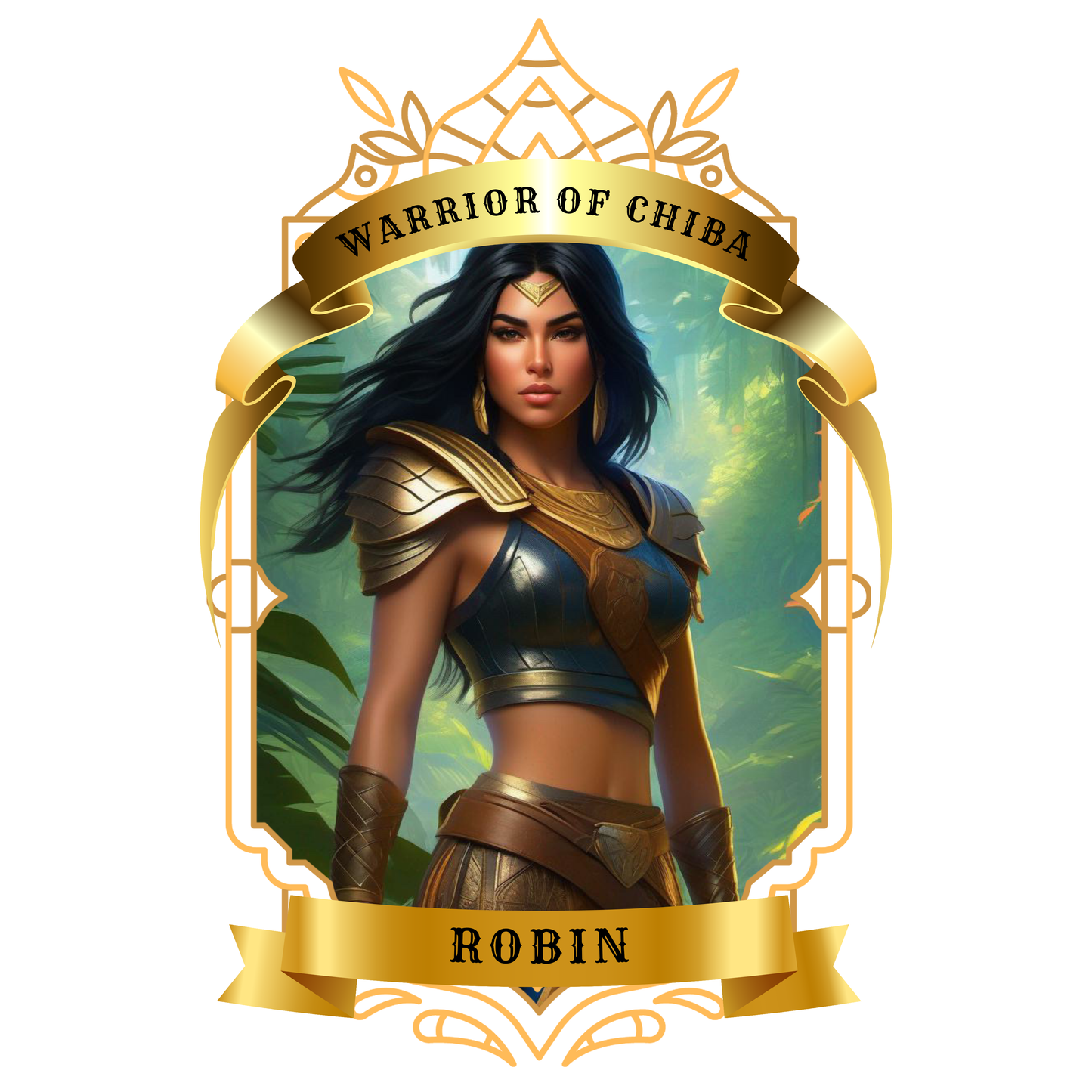Robin, warrior of chiba - standee mockup