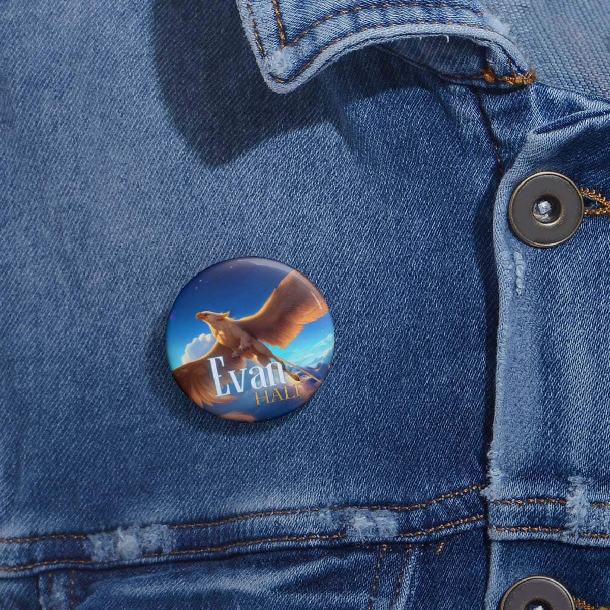 Evan Griffin Pin Button-HALE