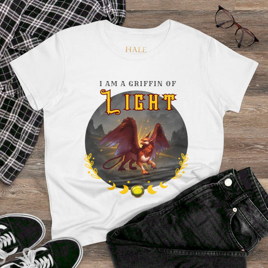 "I Am A Griffin Of LIGHT"- Graphic Cotton Tee