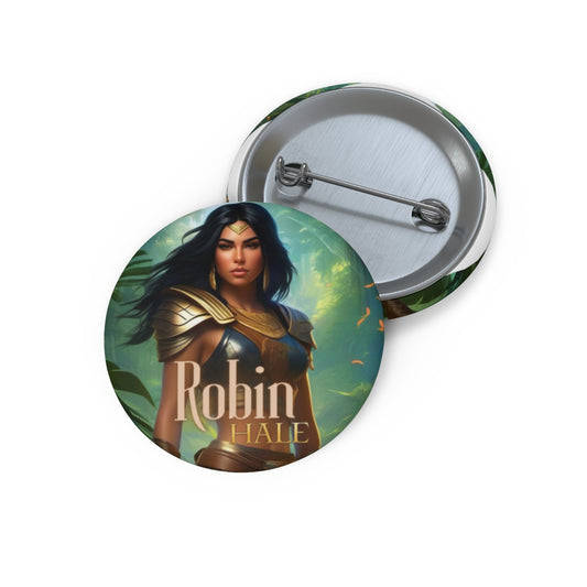 Robin Pin Button – The Wolf of the Arketcha Tribe-HALE