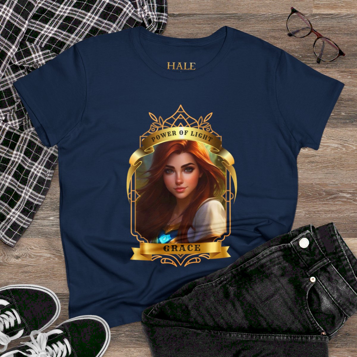 Grace, Power Of Light - Graphic Cotton Tee