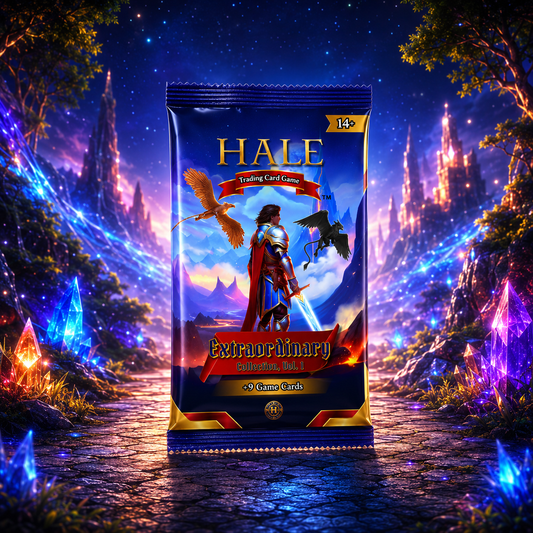 Hale Trading Card Game Foil Pack Extraordinary Division Volume 1 9+ game cards ages 14 and up