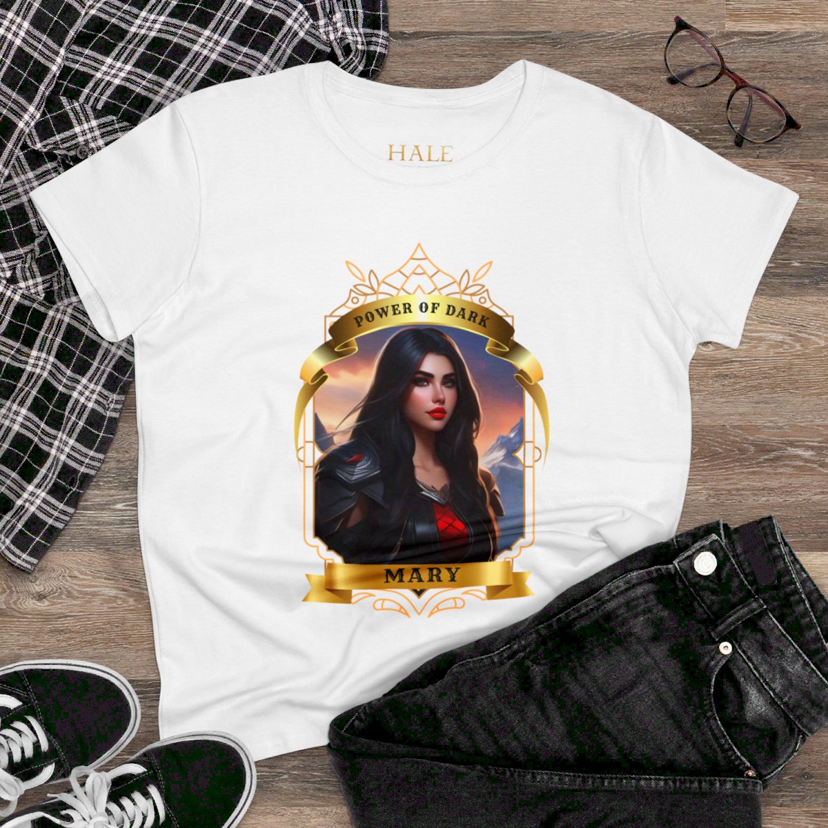 Mary, Power Of Dark -  Unisex Graphic Cotton Tee