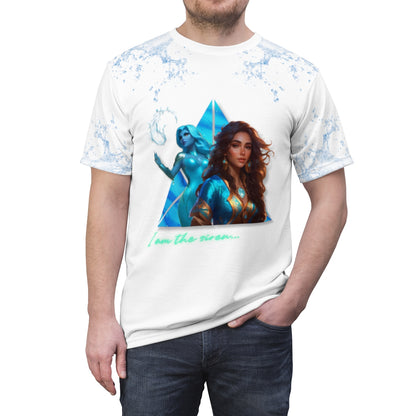 Graphic Men's Juniors' Short Sleeve T-Shirt Featuring Siren-HALE