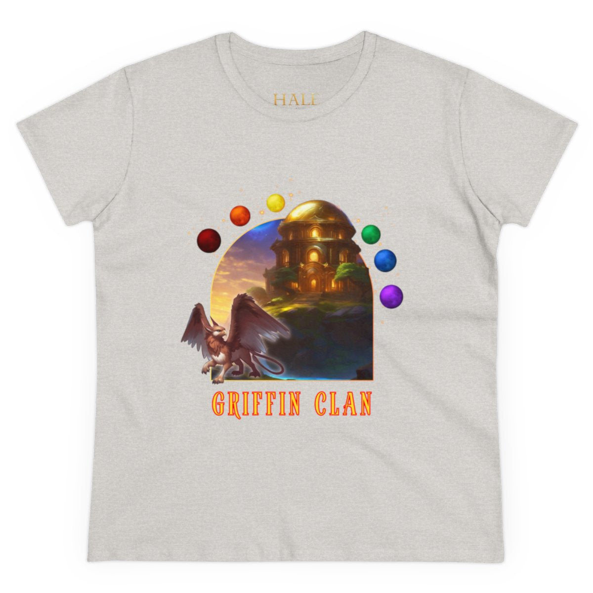Griffin Clan - Graphic Cotton Tee-HALE
