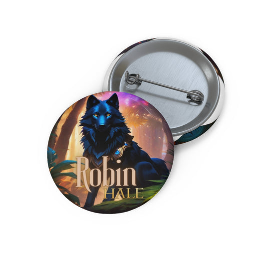 Robin Pin Button – The Wolf of the Arketcha Tribe-HALE