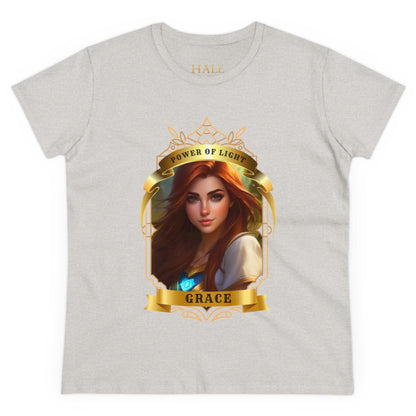Grace, Power of Light - Graphic Cotton Tee-HALE