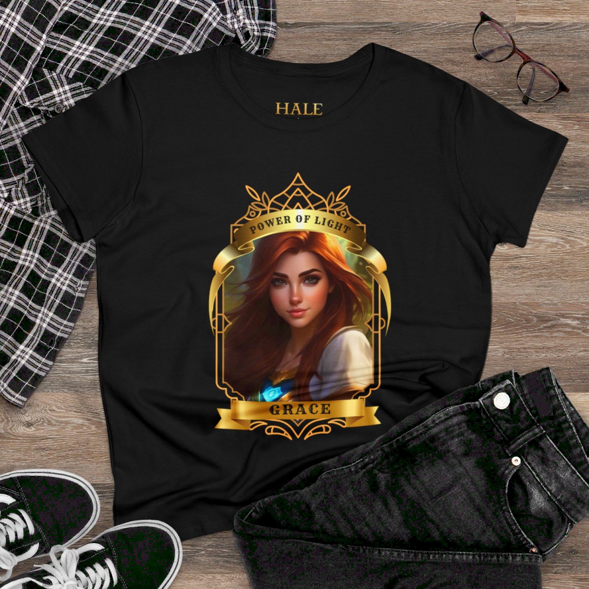 Grace, Power Of Light - Graphic Cotton Tee