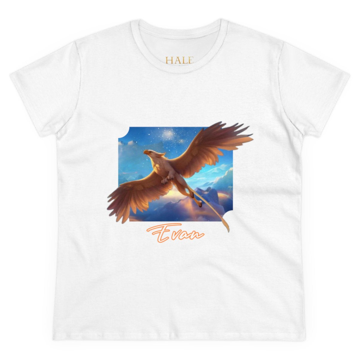 Evan - Graphic Cotton Tee-HALE