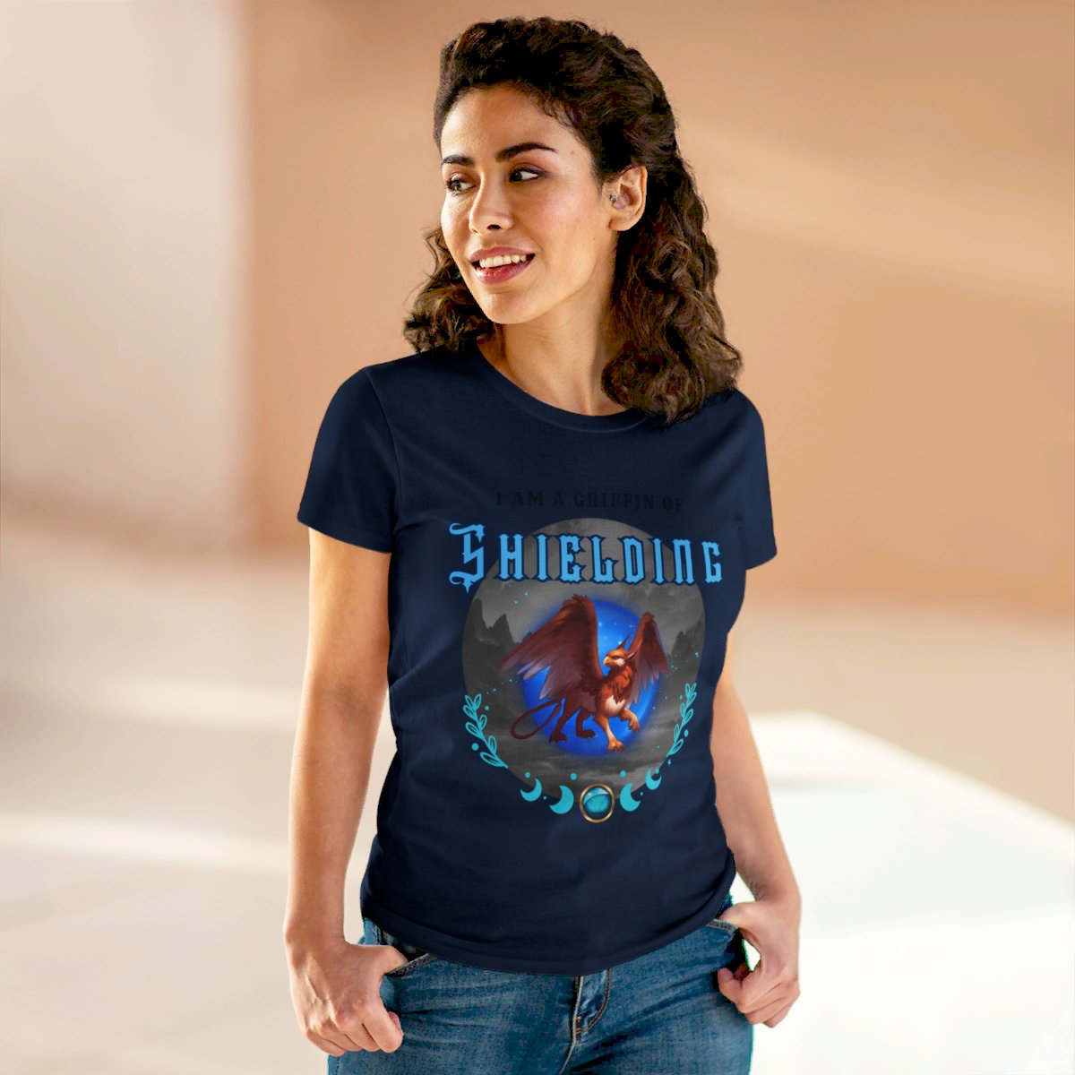 "I Am A Griffin Of Shielding"- Graphic Cotton Tee
