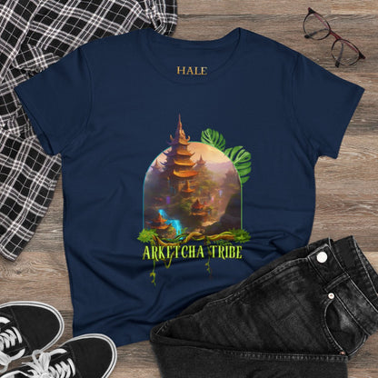 Arketcha Tribe - Graphic Cotton Tee-HALE