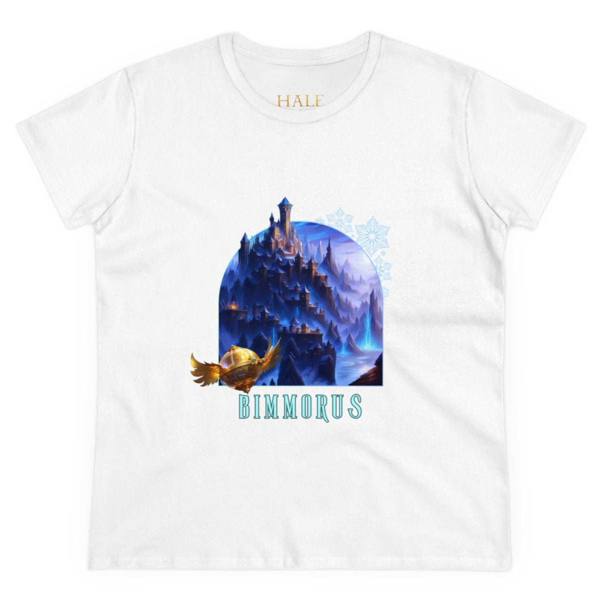 Bimmorus - Graphic Cotton Tee-HALE