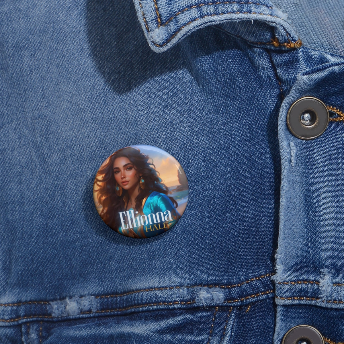 Ellionna Pin Button – The Siren of the Sea-HALE