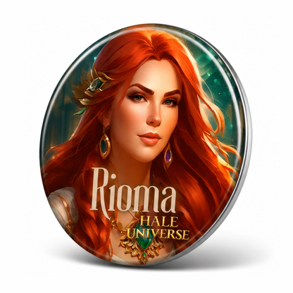 Elder of Ardor, Rioma, Human Form - Pin Button