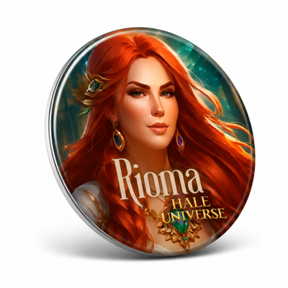 Elder of Ardor, Rioma, Human Form - Pin Button