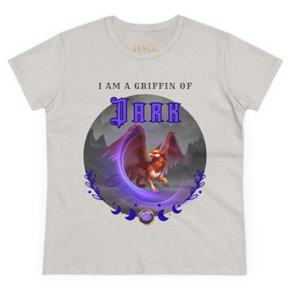 "I am a Griffin of Dark"- Graphic Cotton Tee-HALE