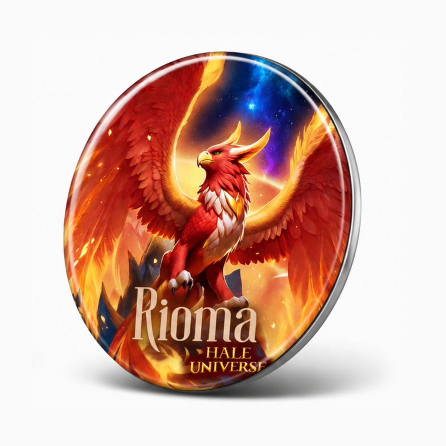 Elder of Ardor, Rioma, Griffin Form - Pin Button