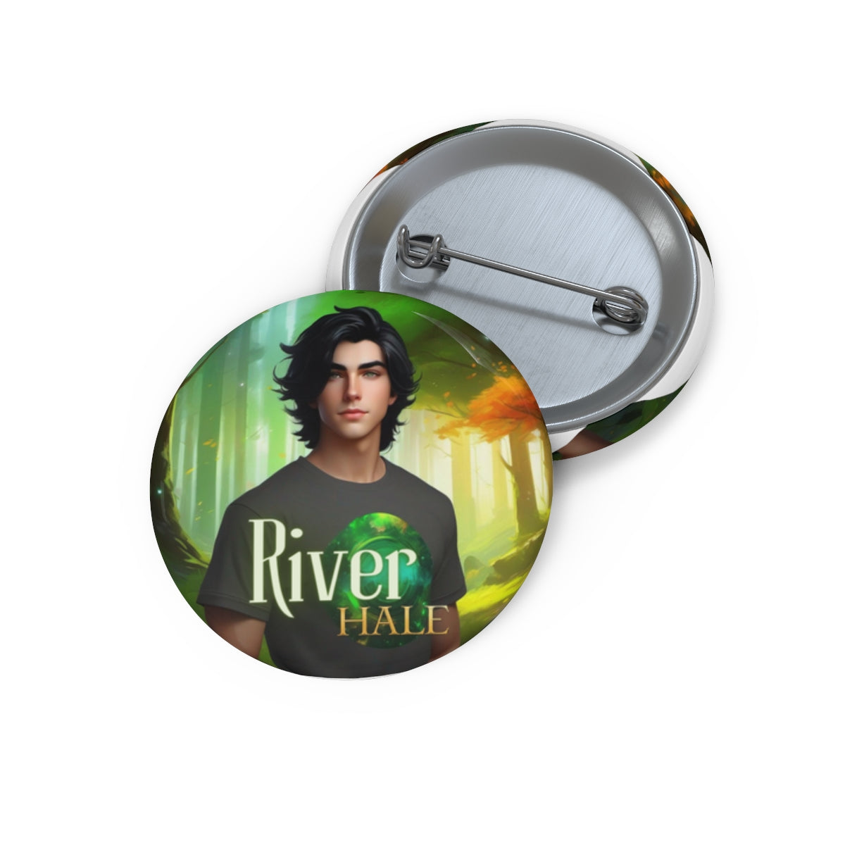 River Pin Button-HALE