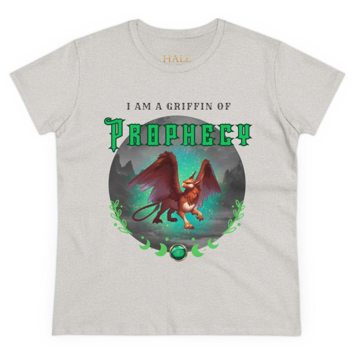"I am a Griffin of Prophecy"- Graphic Cotton Tee-HALE