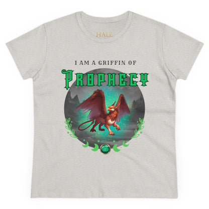 "I am a Griffin of Prophecy"- Graphic Cotton Tee-HALE