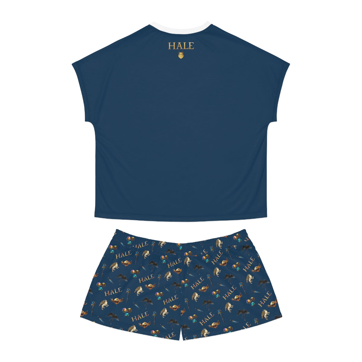 River Juniors'  Short Sleeve with Shorts Pajama Set-HALE