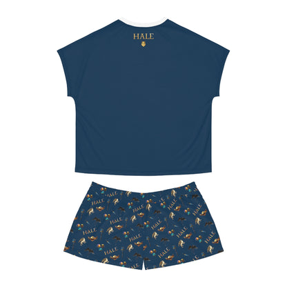 River Juniors'  Short Sleeve with Shorts Pajama Set-HALE