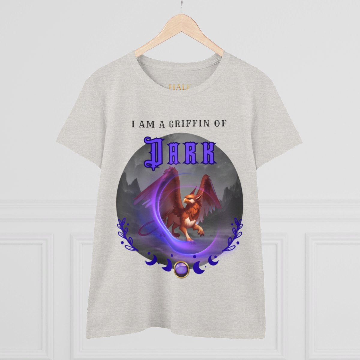 "I am a Griffin of Dark"- Graphic Cotton Tee-HALE