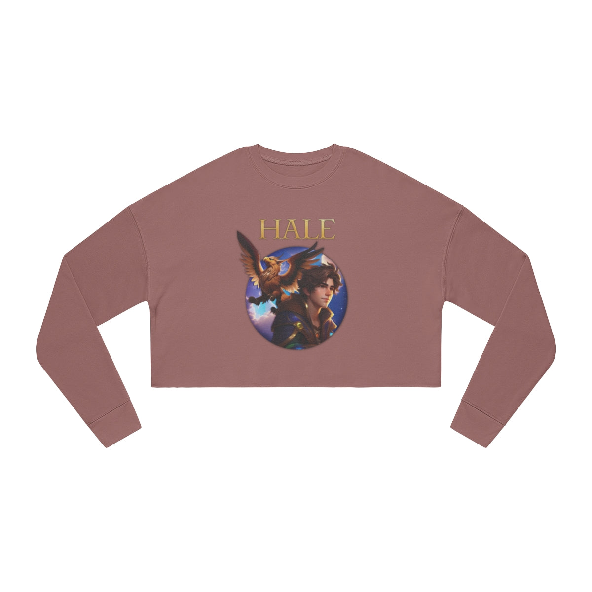 Hale - Graphic Juniors Cropped Sweatshirt-HALE