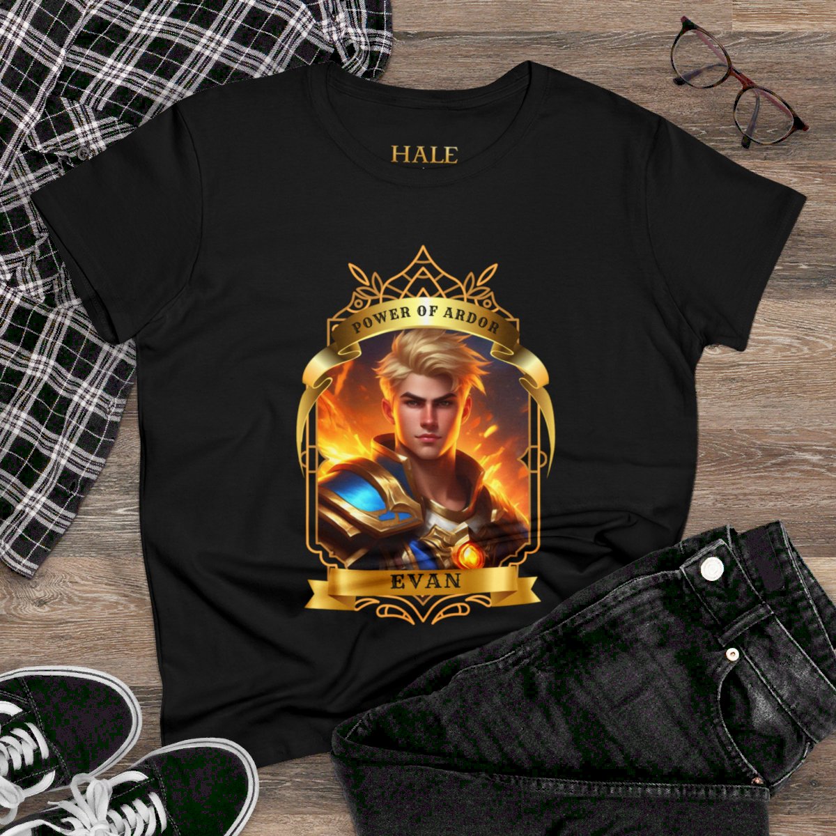 Evan, Power Of Ardor -  Juniors'  Graphic T-Shirt