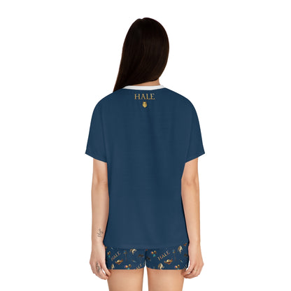 River Juniors'  Short Sleeve with Shorts Pajama Set-HALE