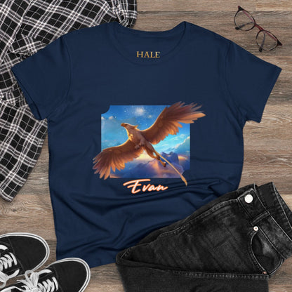 Evan - Graphic Cotton Tee-HALE
