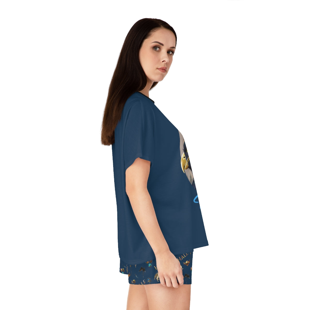 River Juniors'  Short Sleeve with Shorts Pajama Set-HALE