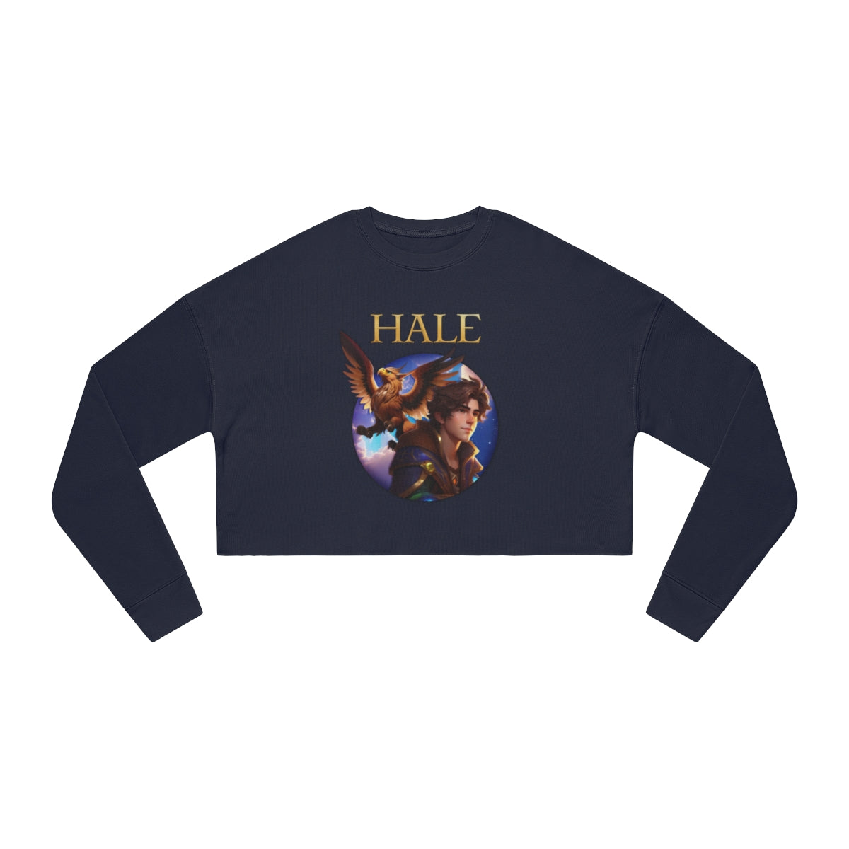Hale - Graphic Juniors Cropped Sweatshirt-HALE