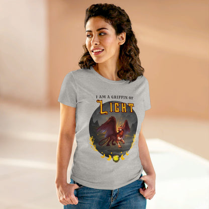 "I Am A Griffin Of LIGHT"- Graphic Cotton Tee