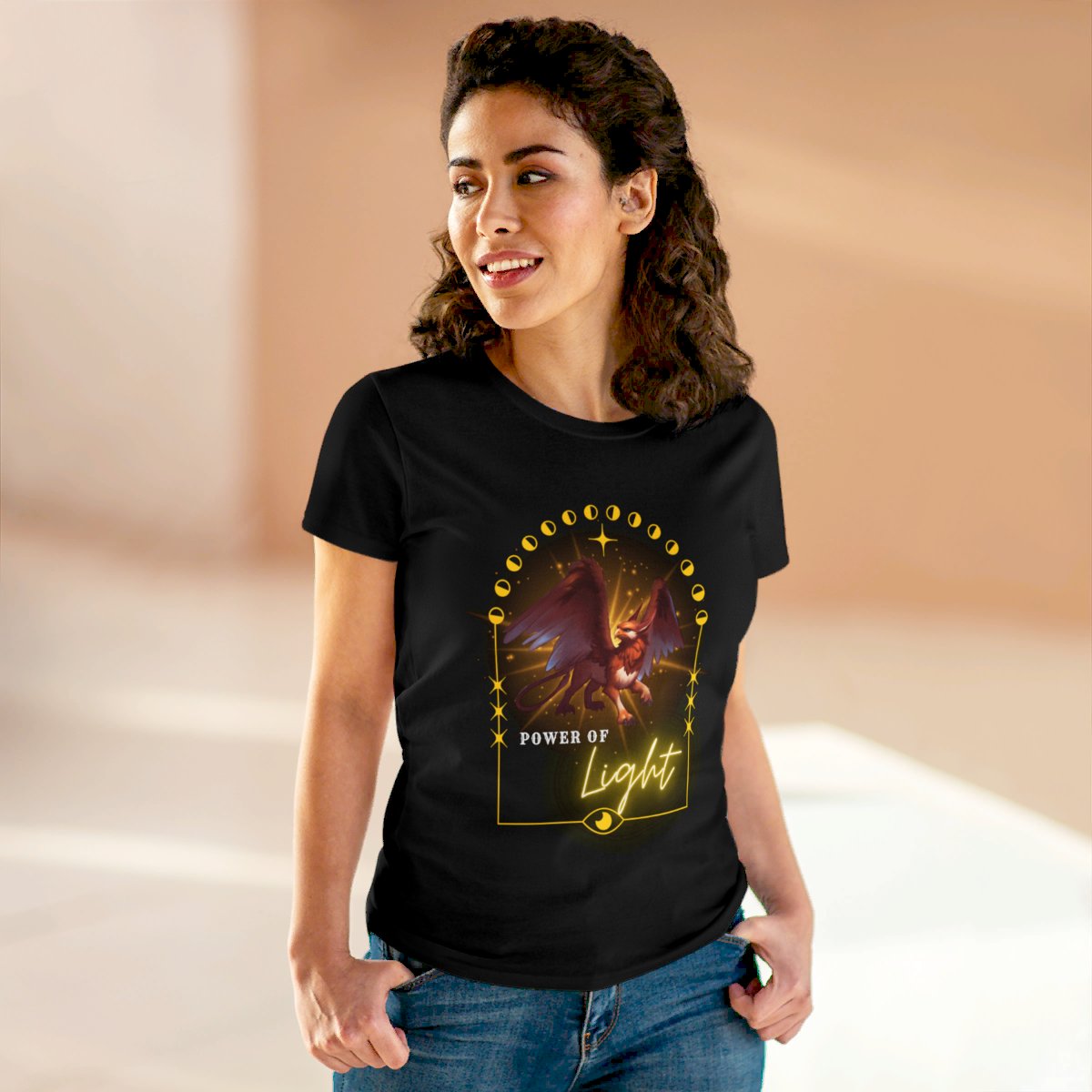 Power Of Light - Unisex Adult(10+) Graphic Cotton Tee