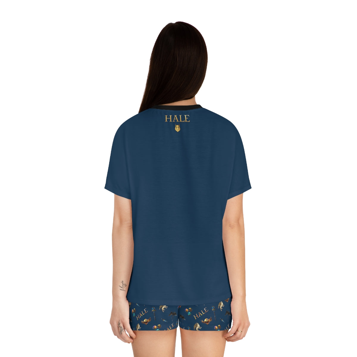 River Juniors'  Short Sleeve with Shorts Pajama Set-HALE