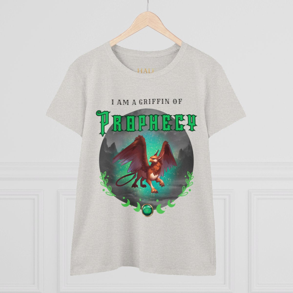 "I am a Griffin of Prophecy"- Graphic Cotton Tee-HALE
