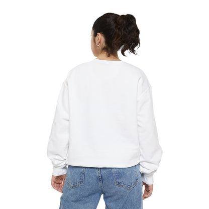 River Graphic Juniors' Garment-Dyed Sweatshirt-HALE