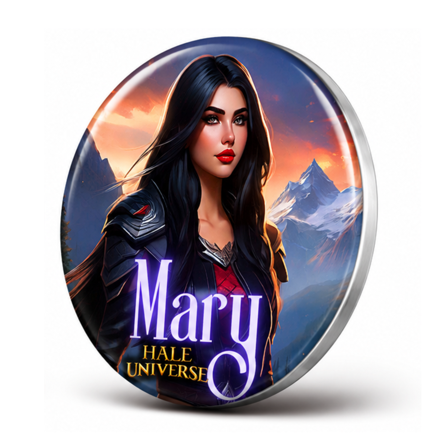 Mary, Human Form - Pin Button
