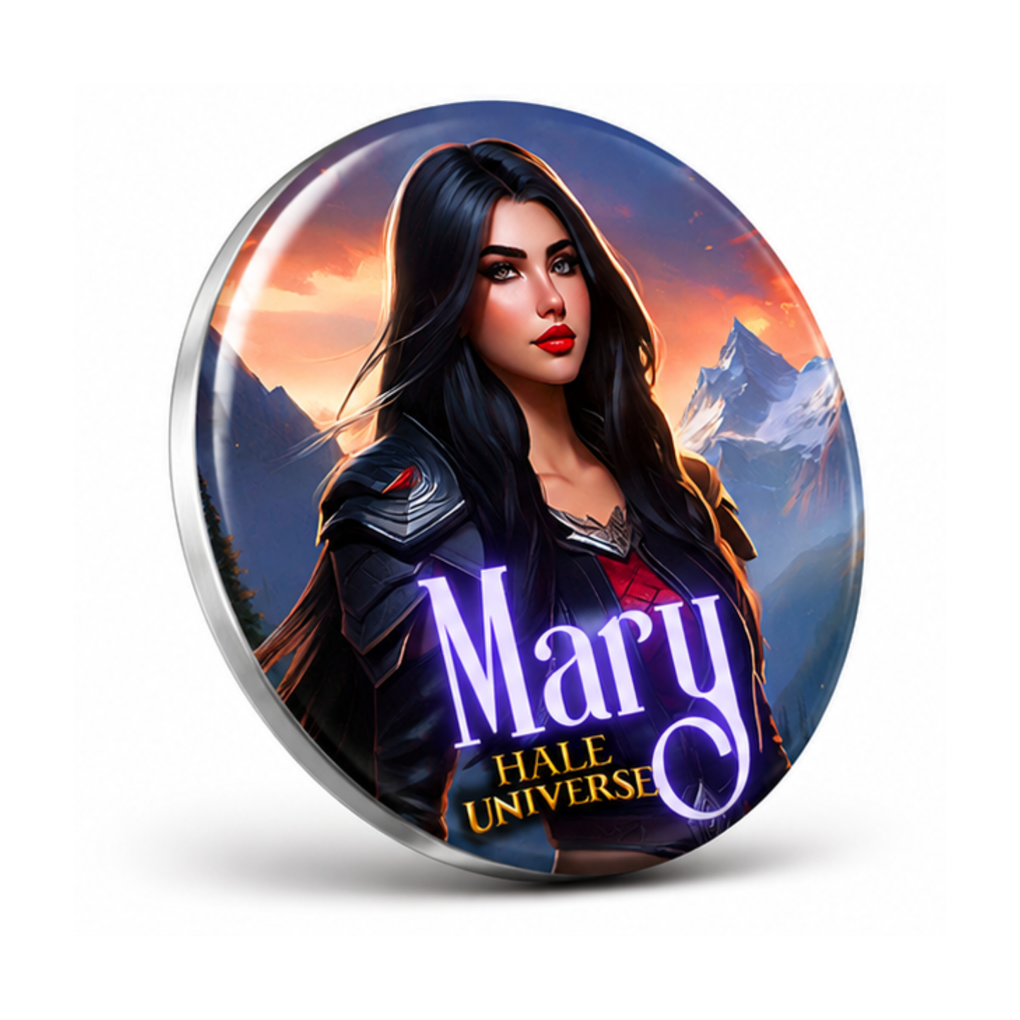 Mary, Human Form - Pin Button