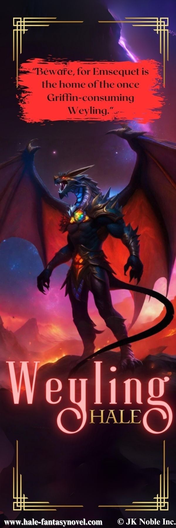 Bookmark Woodland Demon, Durzaan Weyling Prince of the West 