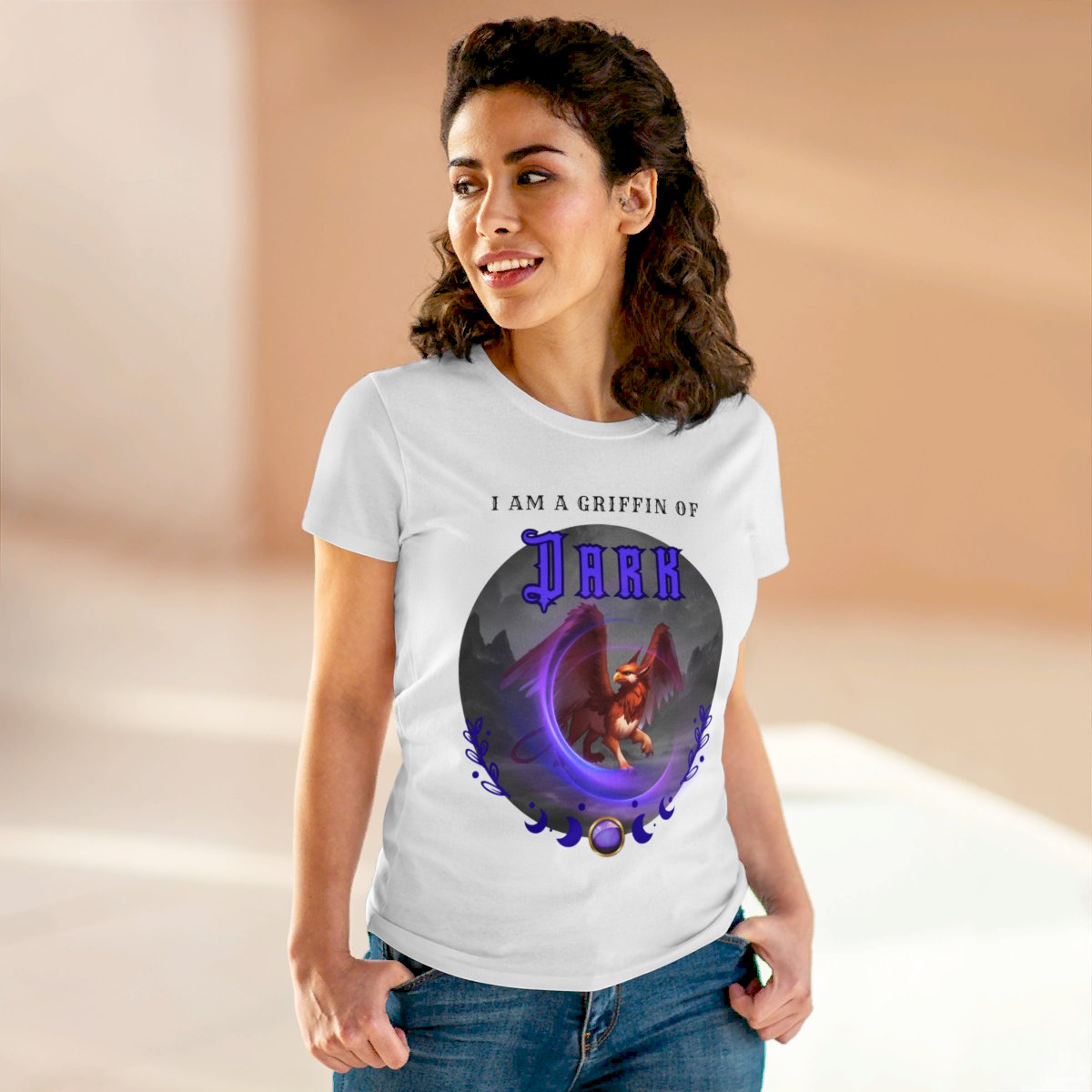 "I Am A Griffin Of Dark"- Graphic Cotton Tee