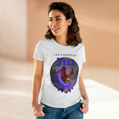 "I Am A Griffin Of Dark"- Graphic Cotton Tee