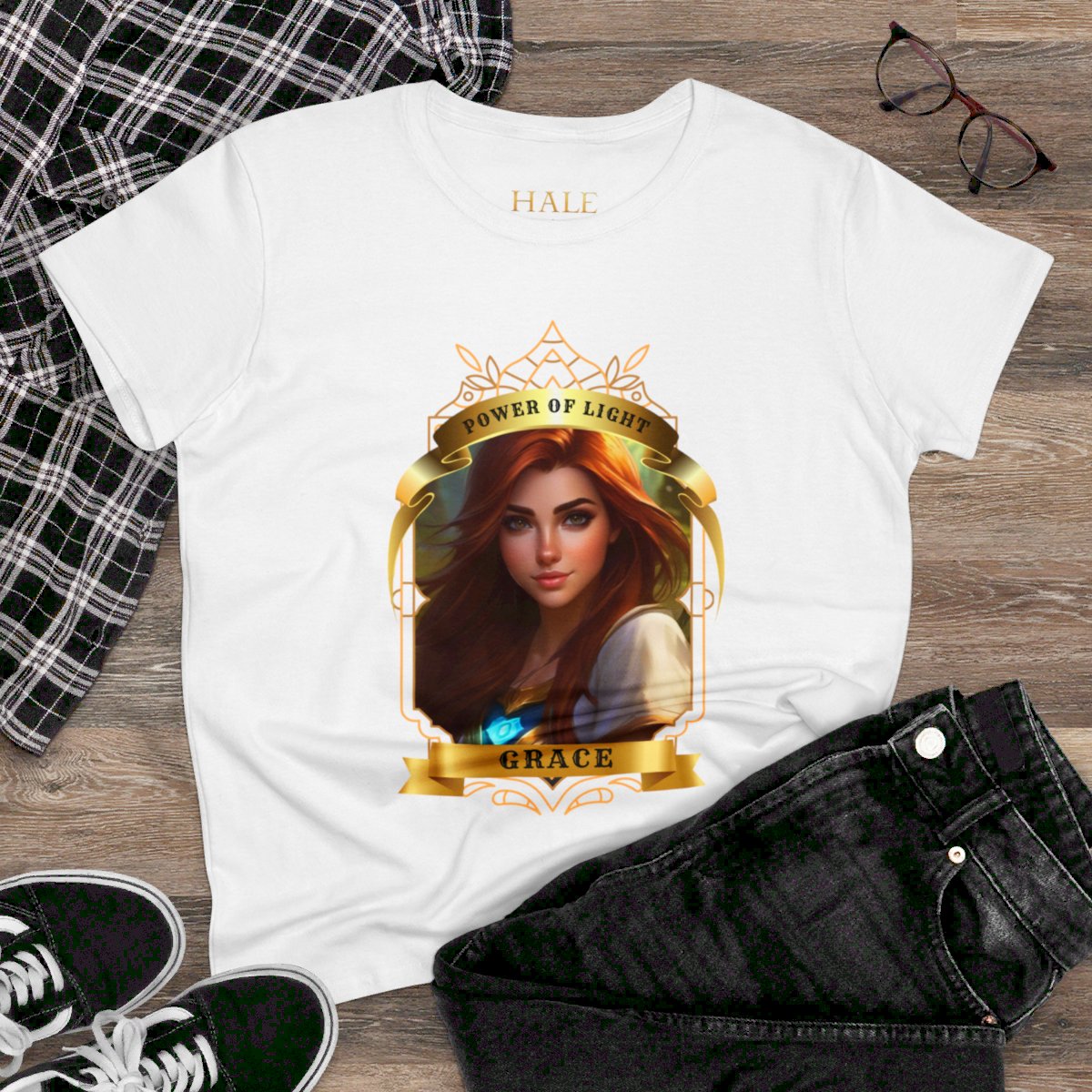 Grace, Power Of Light - Graphic Cotton Tee