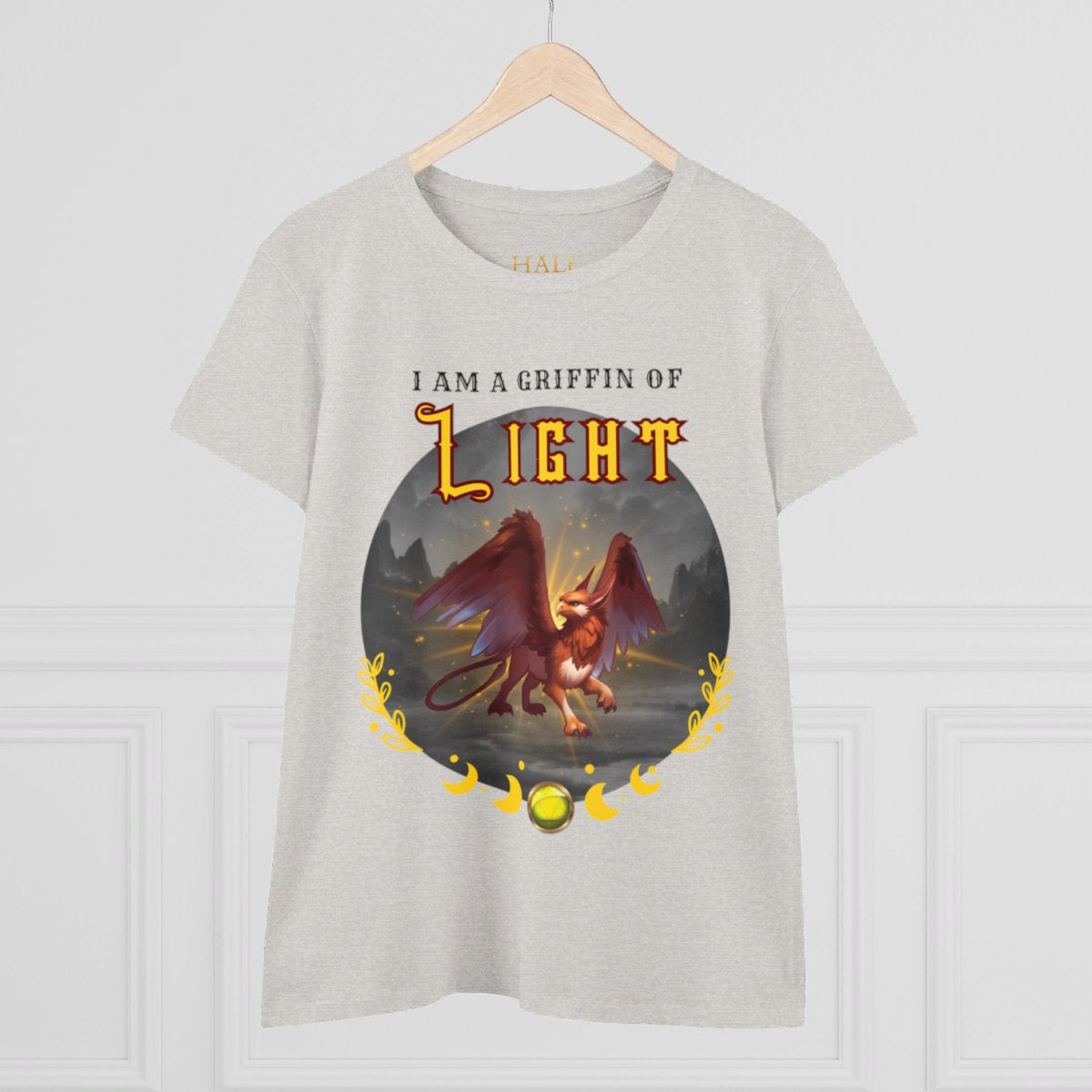 "I am a Griffin of LIGHT"- Graphic Cotton Tee-HALE