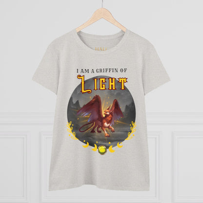 "I am a Griffin of LIGHT"- Graphic Cotton Tee-HALE