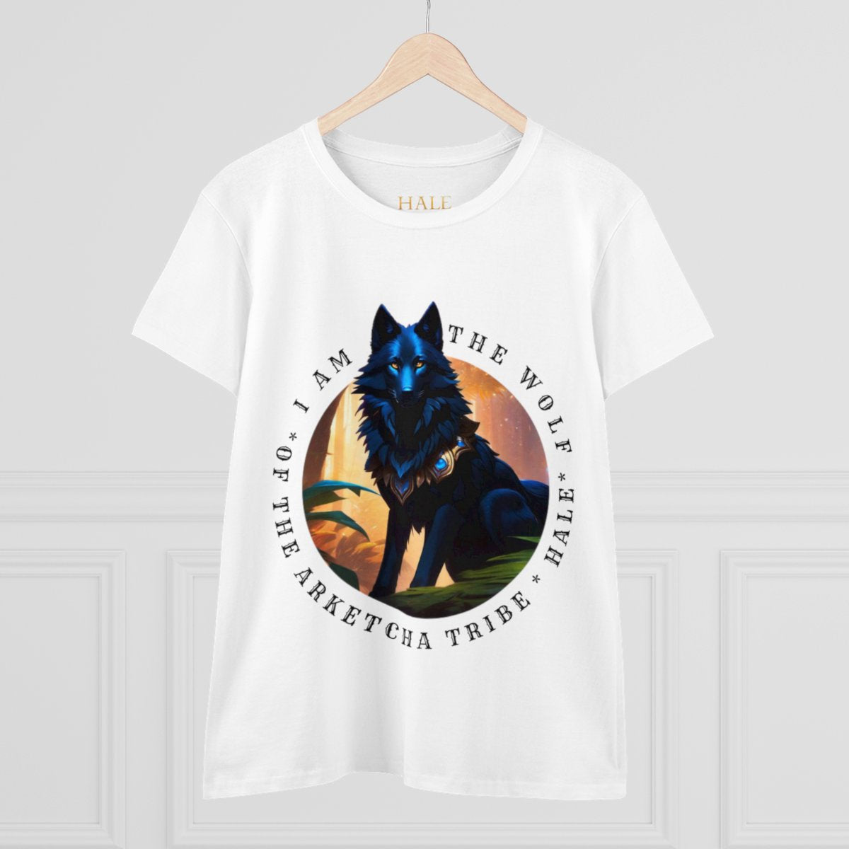 Robin, Wolf of the Arketcha Tribe - Graphic Cotton Tee-HALE