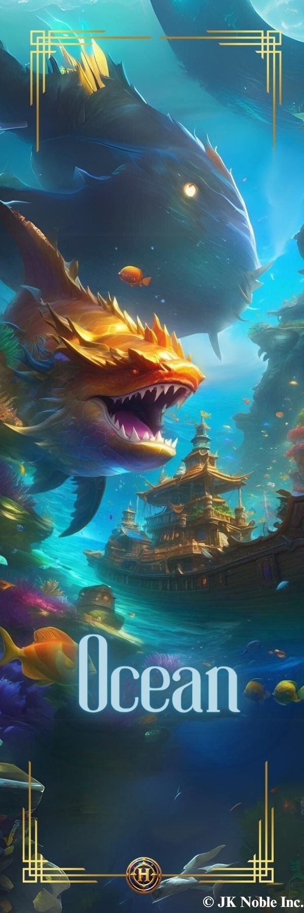 The Ocean - BookmarkDive into the enchanting world of the Hale series with our e-HALE